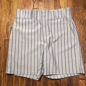 Teamwork Athletic Apparel Vintage Baseball Pants Gray Pinstripe Adult M 32-34